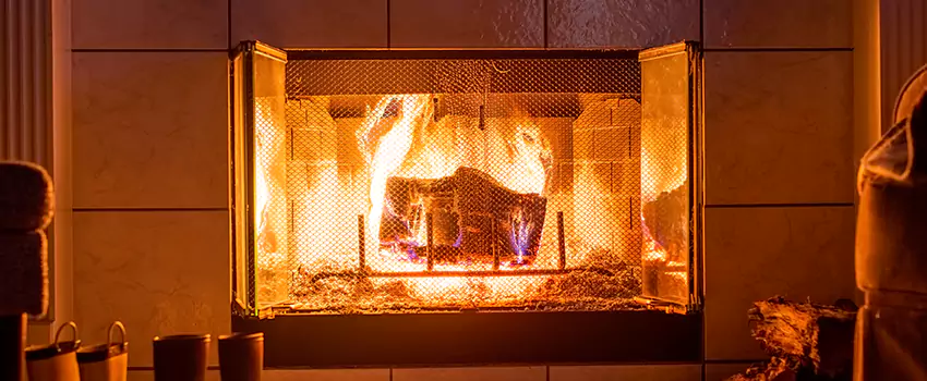Mendota Hearth Landscape Fireplace Installation in Artesia, California